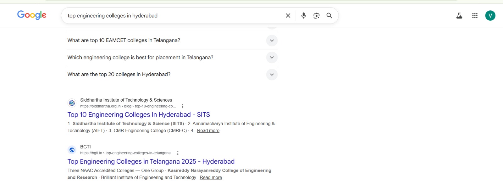 Top Engineering Colleges in Hyderabad